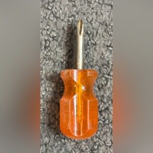 Vintage Phillips Head Screwdriver USA Orange 3.5”